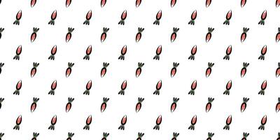 seamless pattern with carrots vector