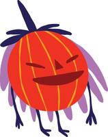 Creepy spooky Halloween fantasy character vector