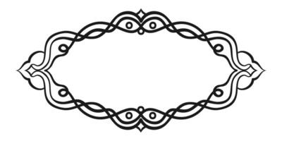 Vintage frame. Luxury template frame, border. Retro pattern victorian style acanthus. For logos, labels, wedding invitations, certificates, menu. Vector illustration.