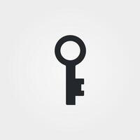 AI generated Security software monochrome glyph logo. Protection business value. Key simple icon. Design element. Ai art for corporate branding, business cards vector