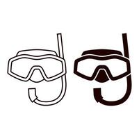 Driving mask icon, Vector Graphics