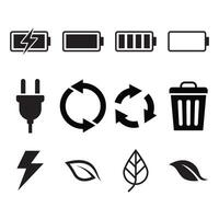 Simple Set of Batteries Related Vector Line Icons.