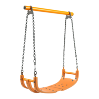 ai generato swing sedia nel il parco su trasparente sfondo - ai generato png