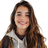 AI generated Young Businesswoman Standing With Crossed Arms and Smiling on Transparent background - Ai Generated png