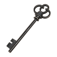 AI generated Vintage Door Key on Transparent background - Ai Generated png