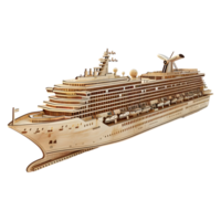 AI generated Cruise Ship on Transparent background - Ai Generated png