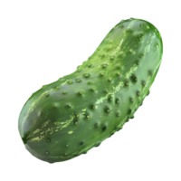 AI generated Green Cucumber on Transparent background - Ai Generated png