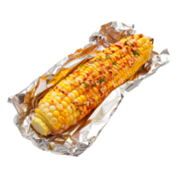 AI generated 3D Rendering of a Sweetcorn on Transparent Background - Ai Generated png