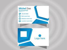 beautiful business card design vector