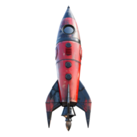 AI generated Space Rocket on Transparent background - Ai Generated png