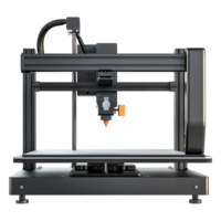 ai generiert Laser- Drucken Maschine auf transparent Hintergrund - - ai generiert png