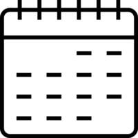 Calendar schedule icon symbol vector image. Illustration of the modern appointment reminder agenda symbol graphic design image