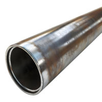 AI generated Long Steel Pipe on Transparent background - Ai Generated png