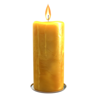 AI generated Burning Candle on Transparent background - Ai Generated png