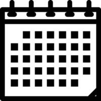 calendario calendario icono símbolo vector imagen. ilustración de el moderno cita recordatorio agenda símbolo gráfico diseño imagen