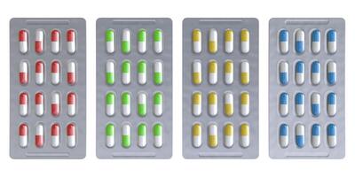 Colorful Pill Tablets photo