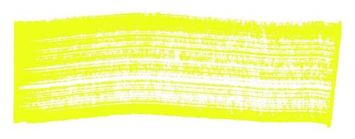 Lime green brush stroke, design element isolated on transparent background. Vector illustration