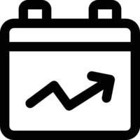 Calendar schedule icon symbol vector image. Illustration of the modern appointment reminder agenda symbol graphic design image