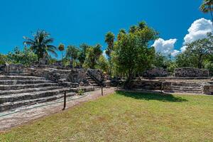 Archaeological site of El Meco, Cancun, Mexico photo