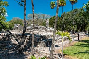 Archaeological site of El Meco, Cancun, Mexico photo