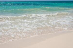 hermosa playa en playa del carmen, mexico foto