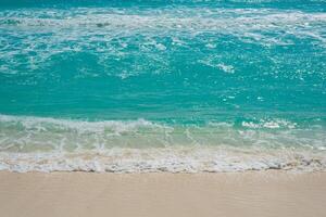 hermosa playa en cancún, quintana roo foto