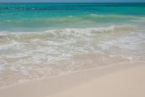 Beautiful beach in Playa del Carmen, Mexico photo