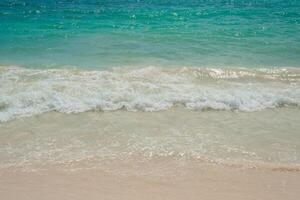 Beautiful beach in Playa del Carmen, Mexico photo