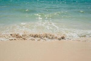 Beautiful beach in Playa del Carmen, Mexico photo