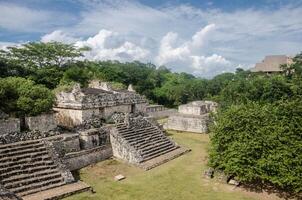 Ek Balam archaeological site at Mexico photo