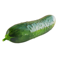 ai generado verde Pepino en transparente antecedentes - ai generado png