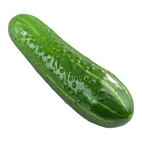 AI generated Green Cucumber on Transparent background - Ai Generated png