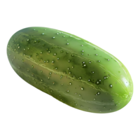 ai generado verde Pepino en transparente antecedentes - ai generado png