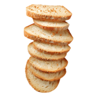 AI generated Fresh Bread With Slices on Transparent background - Ai Generated png