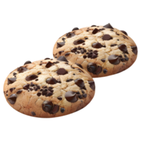 AI generated Chocolate Cookies on Transparent background - Ai Generated png