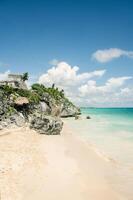 arqueológico sitio de tulum, mexico foto