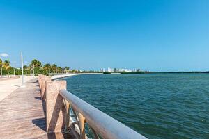 Malecon Tajamar in Cancun, Quintana Roo, Mexico photo