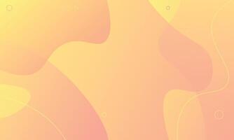 Modern abstract background in peach color vector