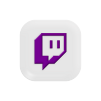 Twitch icon white background png