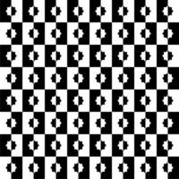 Eight Point Star Shape in Contrast Color, Black White, can use for Wallpaper, Cover, Decoration, Ornate, Ornament, Background, Wrapping, Fabric, Textile, Fashion, Tile, Carpet Pattern, etc. Vector