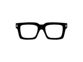 Eye Glasses Silhouette, Pictogram, Front View, Flat Style, can use for Logo Gram, Apps, Art Illustration, Template for Avatar Profile Image, Website, or Graphic Design Element. Vector Illustration