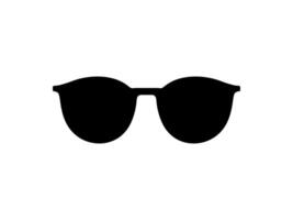 Sun Eye Glasses Silhouette, Pictogram, Front View, Flat Style, can use for Logo Gram, Apps, Art Illustration, Template for Avatar Profile Image, Website, or Graphic Design Element. Vector Illustration