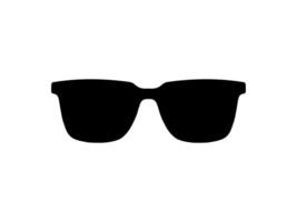 Sun Eye Glasses Silhouette, Pictogram, Front View, Flat Style, can use for Logo Gram, Apps, Art Illustration, Template for Avatar Profile Image, Website, or Graphic Design Element. Vector Illustration