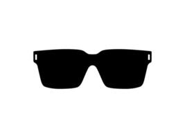 Sun Eye Glasses Silhouette, Pictogram, Front View, Flat Style, can use for Logo Gram, Apps, Art Illustration, Template for Avatar Profile Image, Website, or Graphic Design Element. Vector Illustration