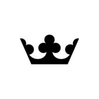 Crown Silhouette, Flat and Simple Style, Can use for Icon, Symbol, Apps, Website, Decoration, Ornate, Pictogram, Logo Gram, and Graphic Design Element. Vector Illustration