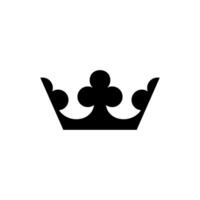 Crown Silhouette, Flat and Simple Style, Can use for Icon, Symbol, Apps, Website, Decoration, Ornate, Pictogram, Logo Gram, and Graphic Design Element. Vector Illustration