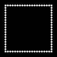 Frame Work Create from Maple Leaf Silhouette, can use for Decoration, Ornate, Background, Frame, Space for Text or Image, and or for Graphic Design. Vector Illustration