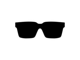 Sun Eye Glasses Silhouette, Pictogram, Front View, Flat Style, can use for Logo Gram, Apps, Art Illustration, Template for Avatar Profile Image, Website, or Graphic Design Element. Vector Illustration