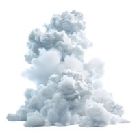 AI generated Cloud in The Air on Transparent background - Ai Generated png