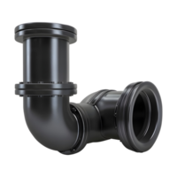 AI generated 3D Rendering of a Big Plastic Pipe on Transparent Background - Ai Generated png